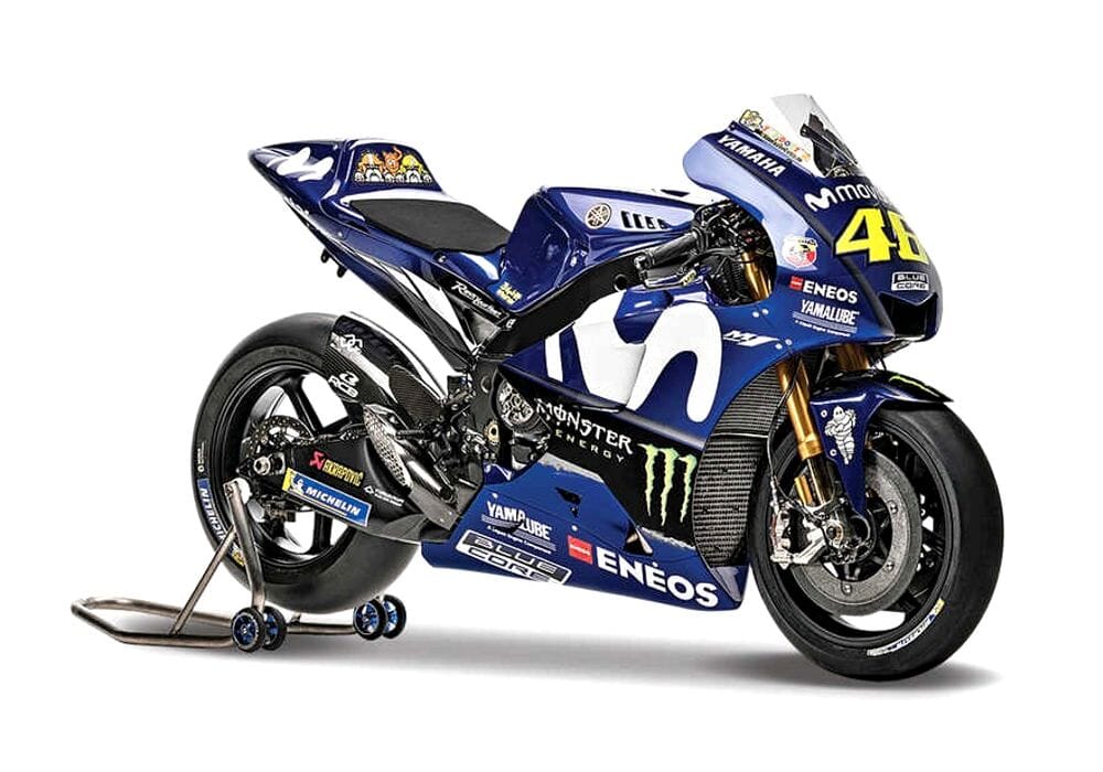 YAMAHA BLUE YZR-M1 Valentino Rossi 46 バレンティーノロッシ Moto GP