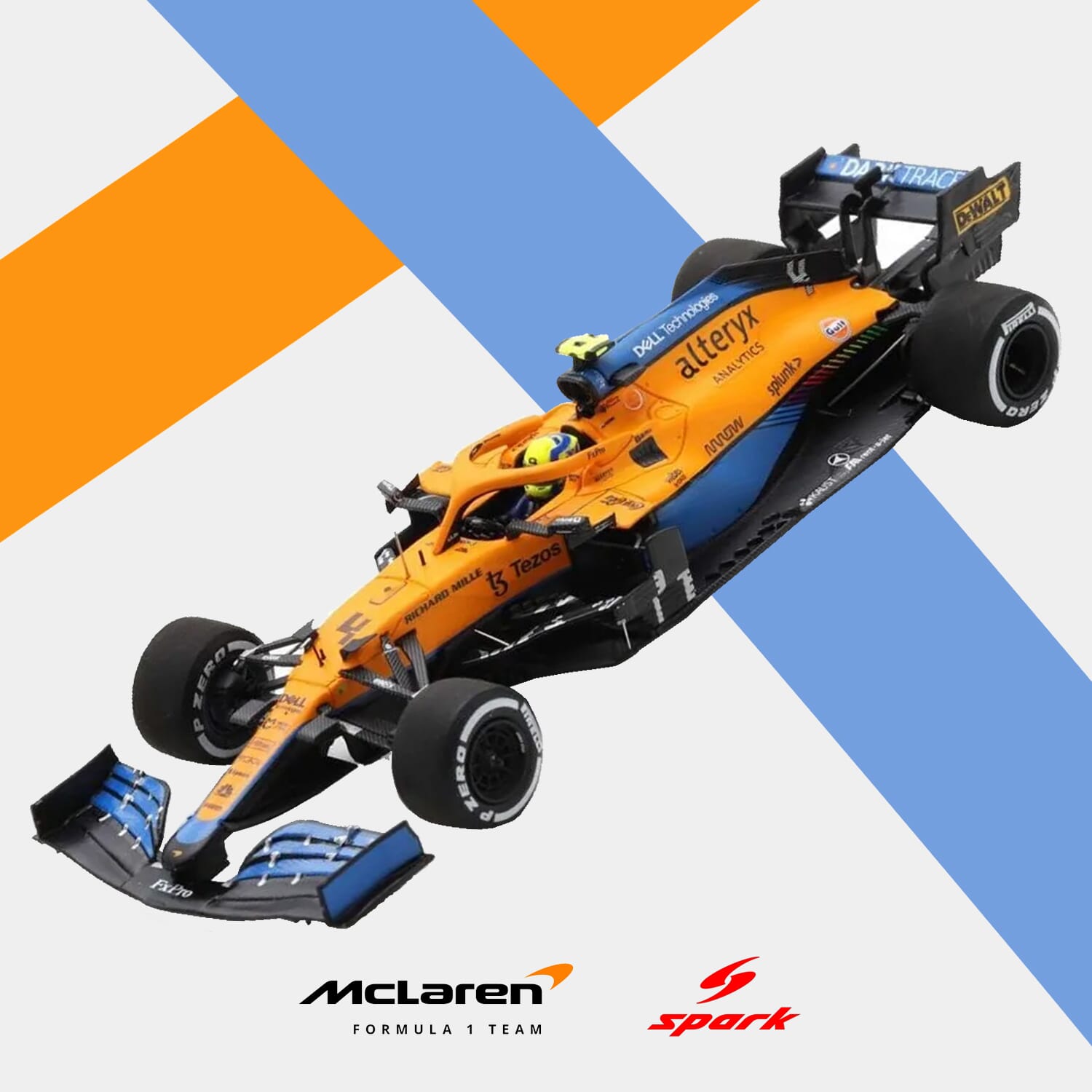 McLaren F1 Lando Norris Diecast Model Racecar