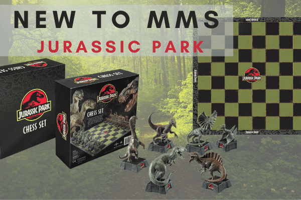 jurassic park film model chess collection noble diorama